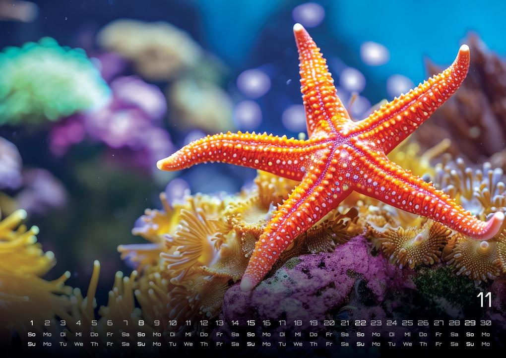 Weitere Ansicht: Sealife - verborgene Tiefen - 2026 - Kalender DIN A3