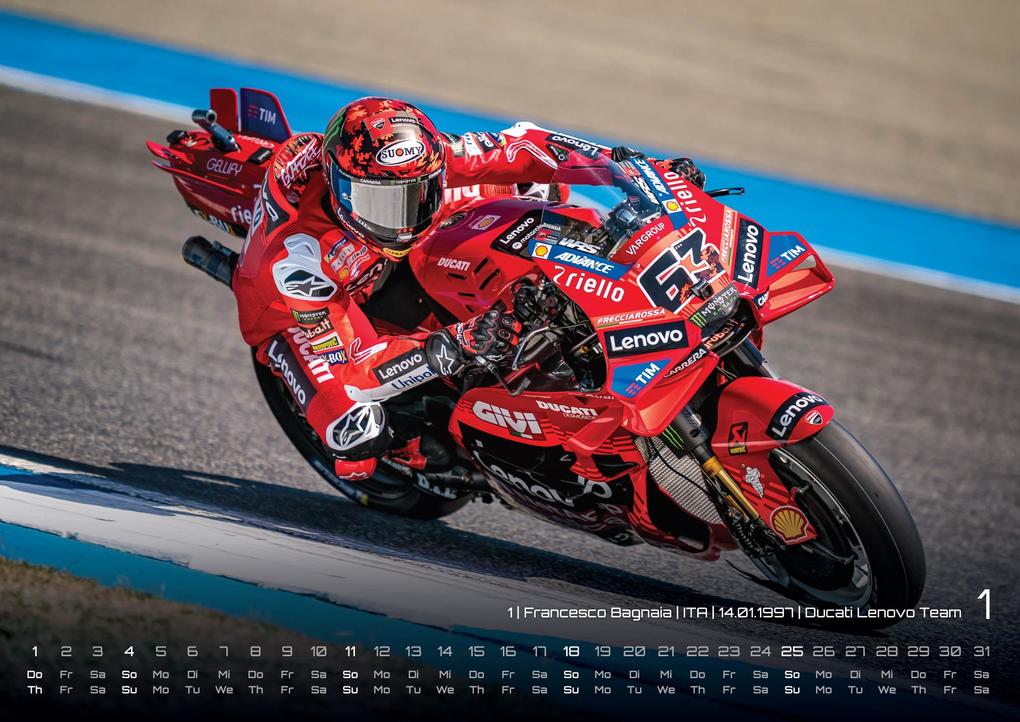 Weitere Ansicht: Motorrad Grand Prix 2026 - Kalender | MotoGP DIN A2