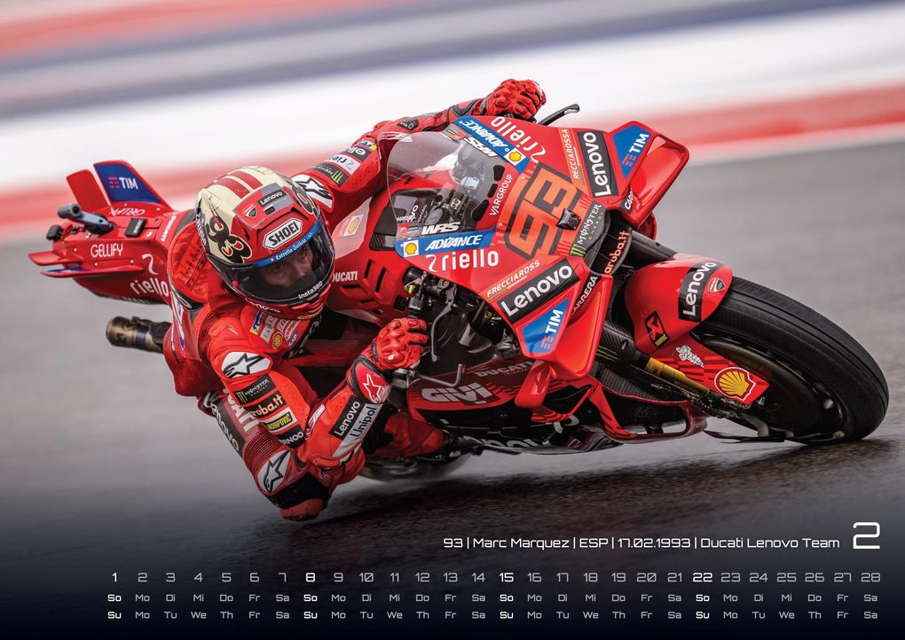 Weitere Ansicht: Motorrad Grand Prix 2026 - Kalender | MotoGP DIN A2