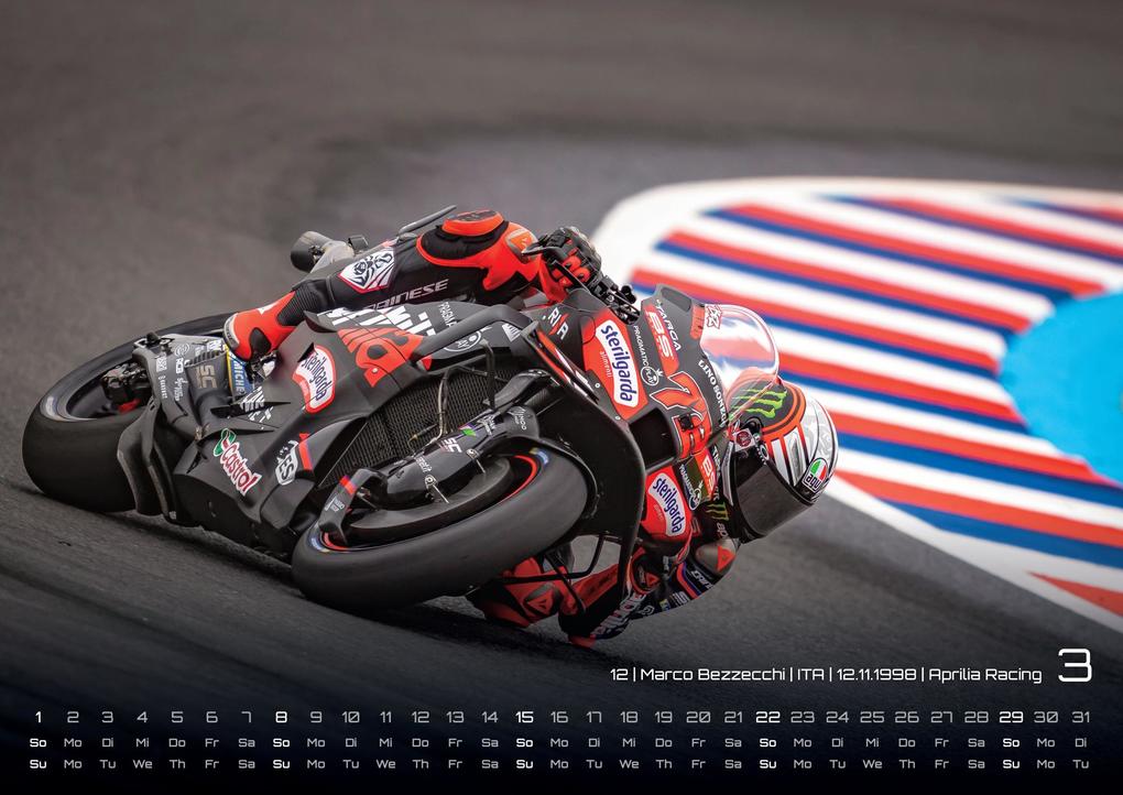 Weitere Ansicht: Motorrad Grand Prix 2026 - Kalender | MotoGP DIN A2