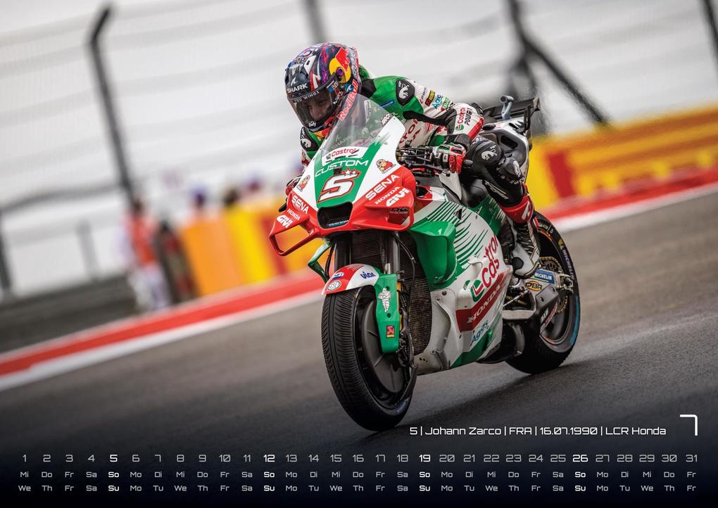 Weitere Ansicht: Motorrad Grand Prix 2026 - Kalender | MotoGP DIN A2