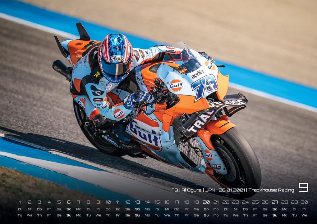 Weitere Ansicht: Motorrad Grand Prix 2026 - Kalender | MotoGP DIN A2