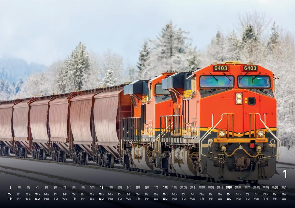 Weitere Ansicht: Eisenbahn - faszinierende Bahnwelt - 2026 - Kalender DIN A2