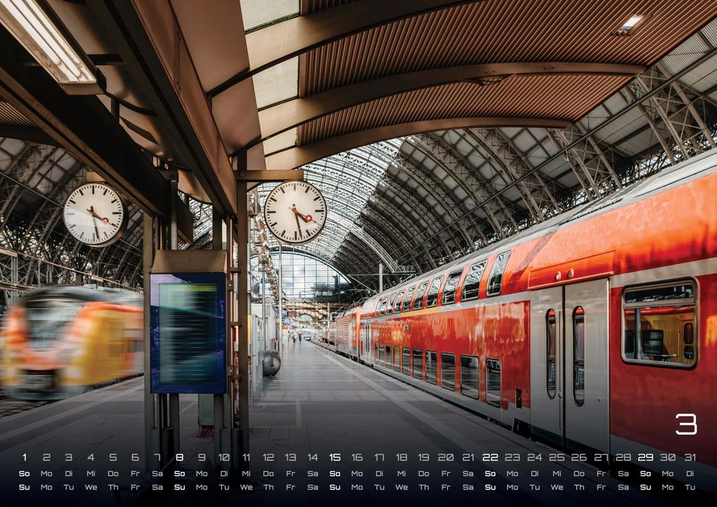 Weitere Ansicht: Eisenbahn - faszinierende Bahnwelt - 2026 - Kalender DIN A2