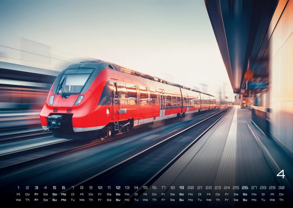 Weitere Ansicht: Eisenbahn - faszinierende Bahnwelt - 2026 - Kalender DIN A2