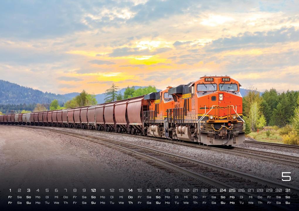 Weitere Ansicht: Eisenbahn - faszinierende Bahnwelt - 2026 - Kalender DIN A2