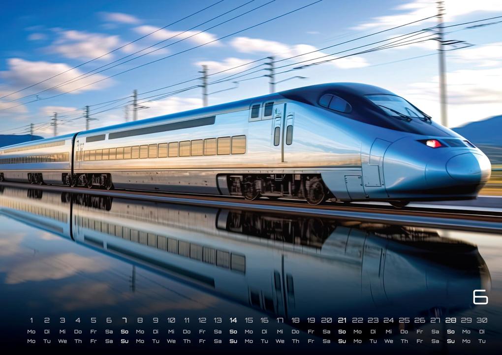 Weitere Ansicht: Eisenbahn - faszinierende Bahnwelt - 2026 - Kalender DIN A2