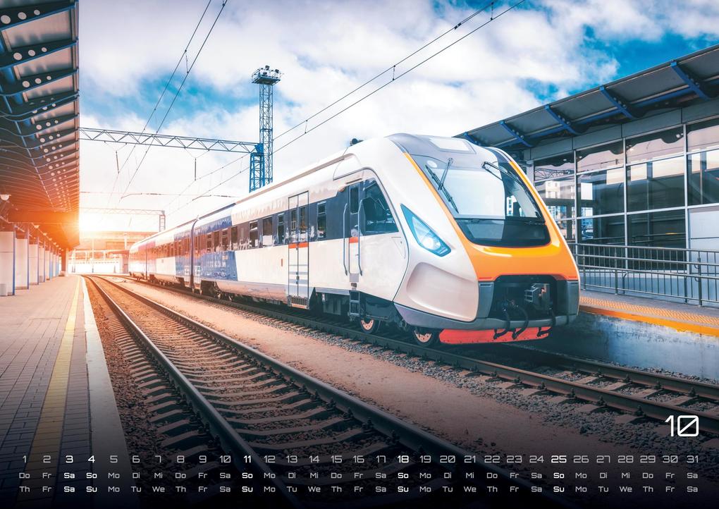 Weitere Ansicht: Eisenbahn - faszinierende Bahnwelt - 2026 - Kalender DIN A2