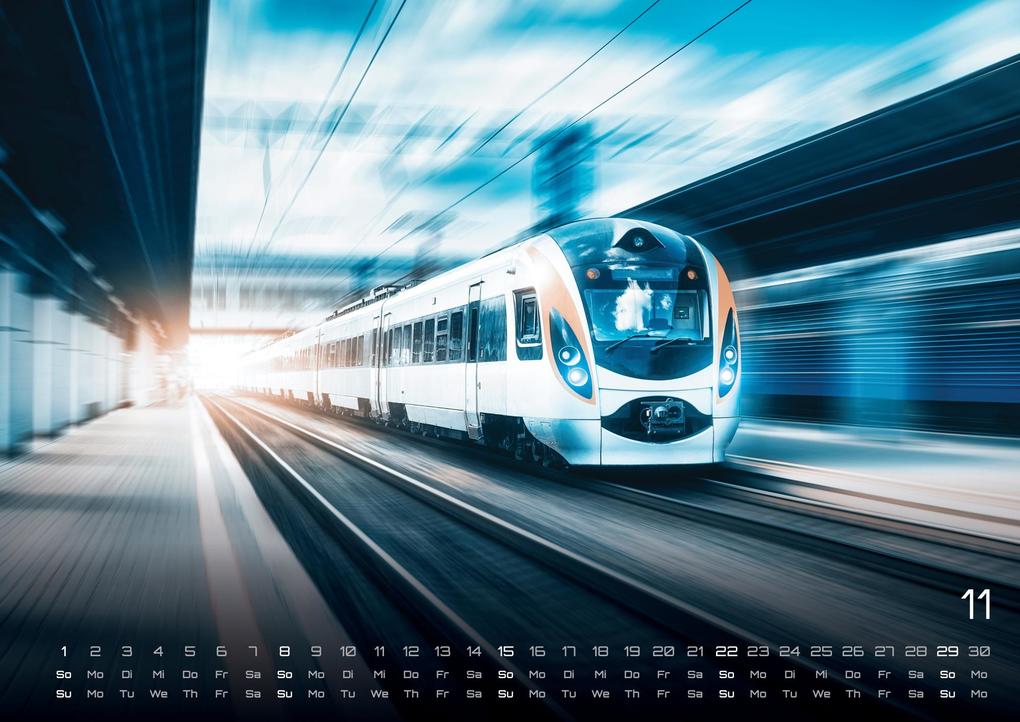 Weitere Ansicht: Eisenbahn - faszinierende Bahnwelt - 2026 - Kalender DIN A2