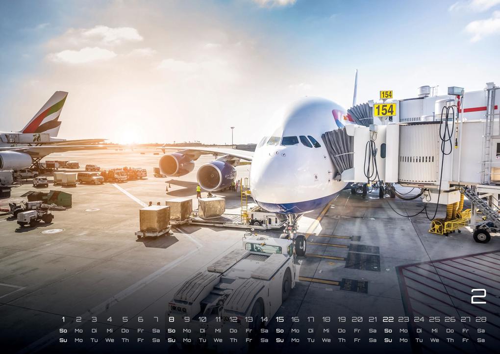 Weitere Ansicht: Planes - Über den Wolken - Flugzeuge - 2026 - Kalender DIN A3