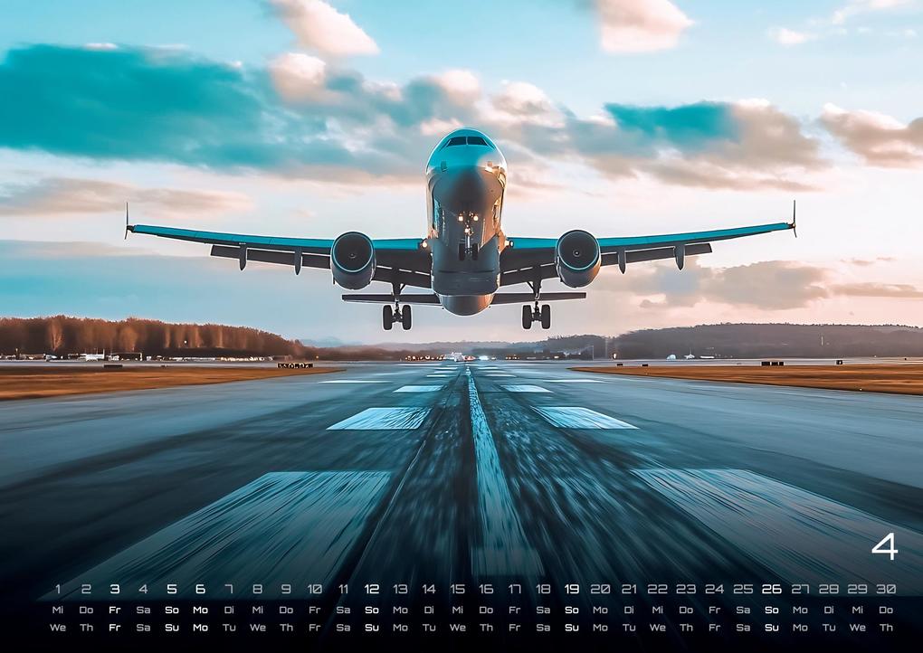 Weitere Ansicht: Planes - Über den Wolken - Flugzeuge - 2026 - Kalender DIN A3