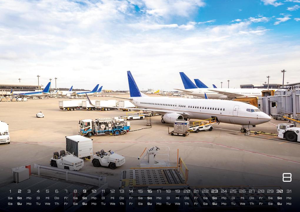 Weitere Ansicht: Planes - Über den Wolken - Flugzeuge - 2026 - Kalender DIN A3