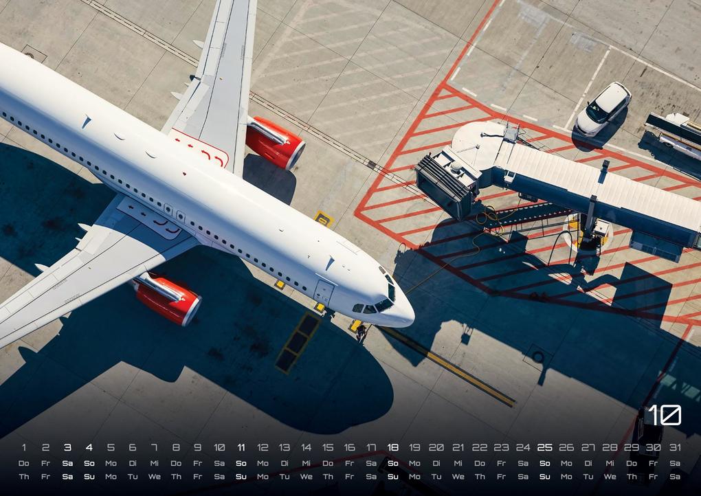 Weitere Ansicht: Planes - Über den Wolken - Flugzeuge - 2026 - Kalender DIN A3