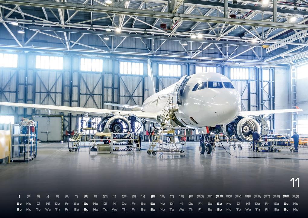 Weitere Ansicht: Planes - Über den Wolken - Flugzeuge - 2026 - Kalender DIN A3