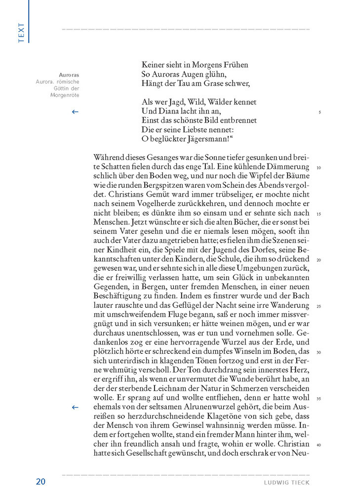 Weitere Ansicht: Der blonde Eckbert / Der Runenberg (Textausgabe) | Ludwig Tieck