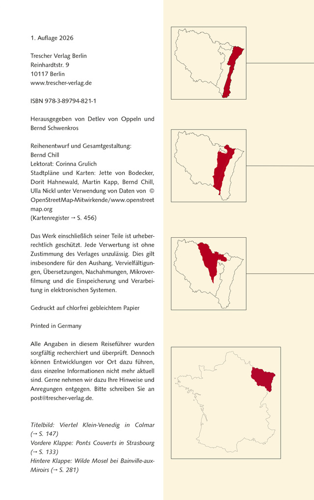 Weitere Ansicht: TRESCHER Reiseführer Elsass und Lothringen | Günter Schenk