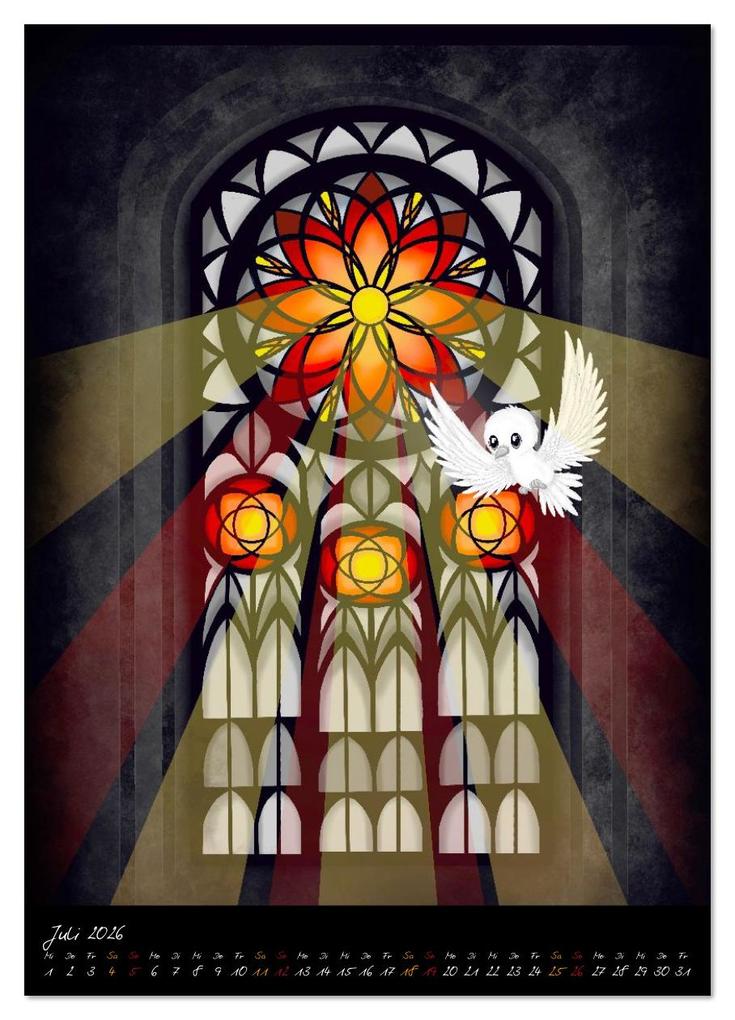 Weitere Ansicht: Gothic Fantasy Tiere (Wandkalender 2026 DIN A4 hoch), CALVENDO Monatskalender | Pezi Creation, Calvendo