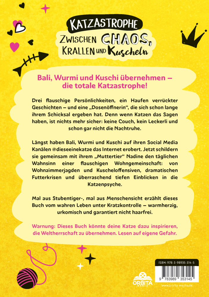 Weitere Ansicht: Katzastrophe - Zwischen Chaos, Krallen und Kuscheln | Nadine Fischer