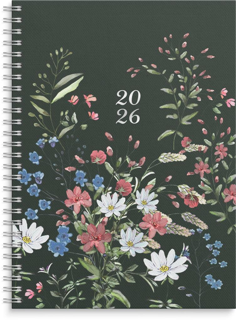 Produktbild: Burde Kalender 2026 Senator A5 Story Blumen