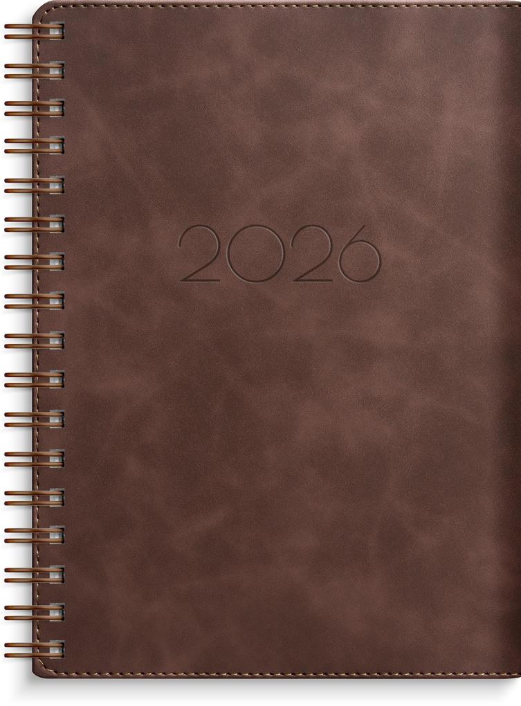 Produktbild: Burde Kalender 2026 Senator A6 Twist braun