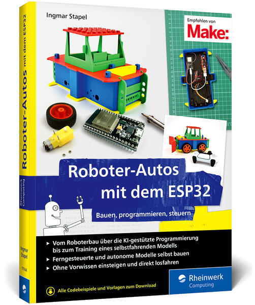 Produktbild: Roboter-Autos mit dem ESP32 | Ingmar Stapel