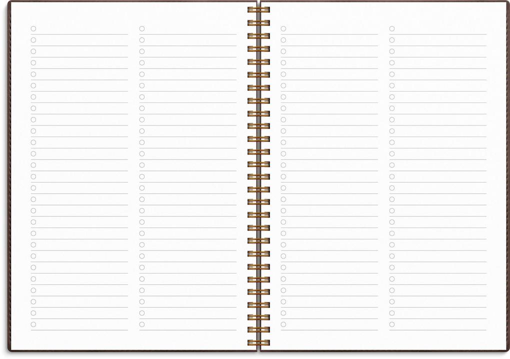 Weitere Ansicht: Burde Kalender 2026 Senator A5 Twist braun