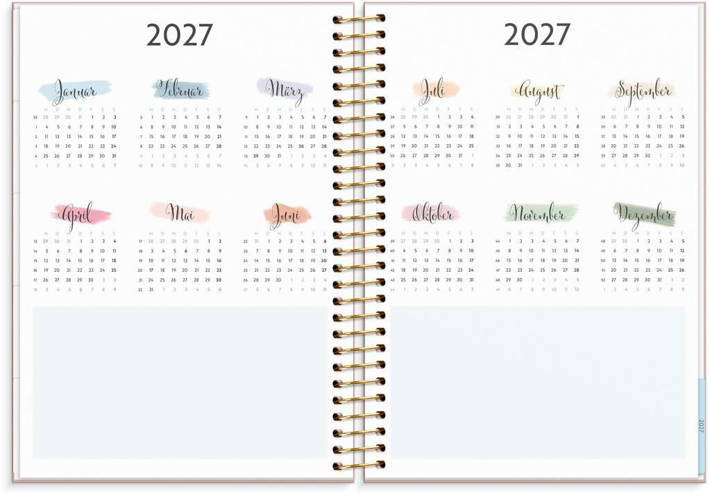 Weitere Ansicht: Burde Life Organizer 2026 Rosa