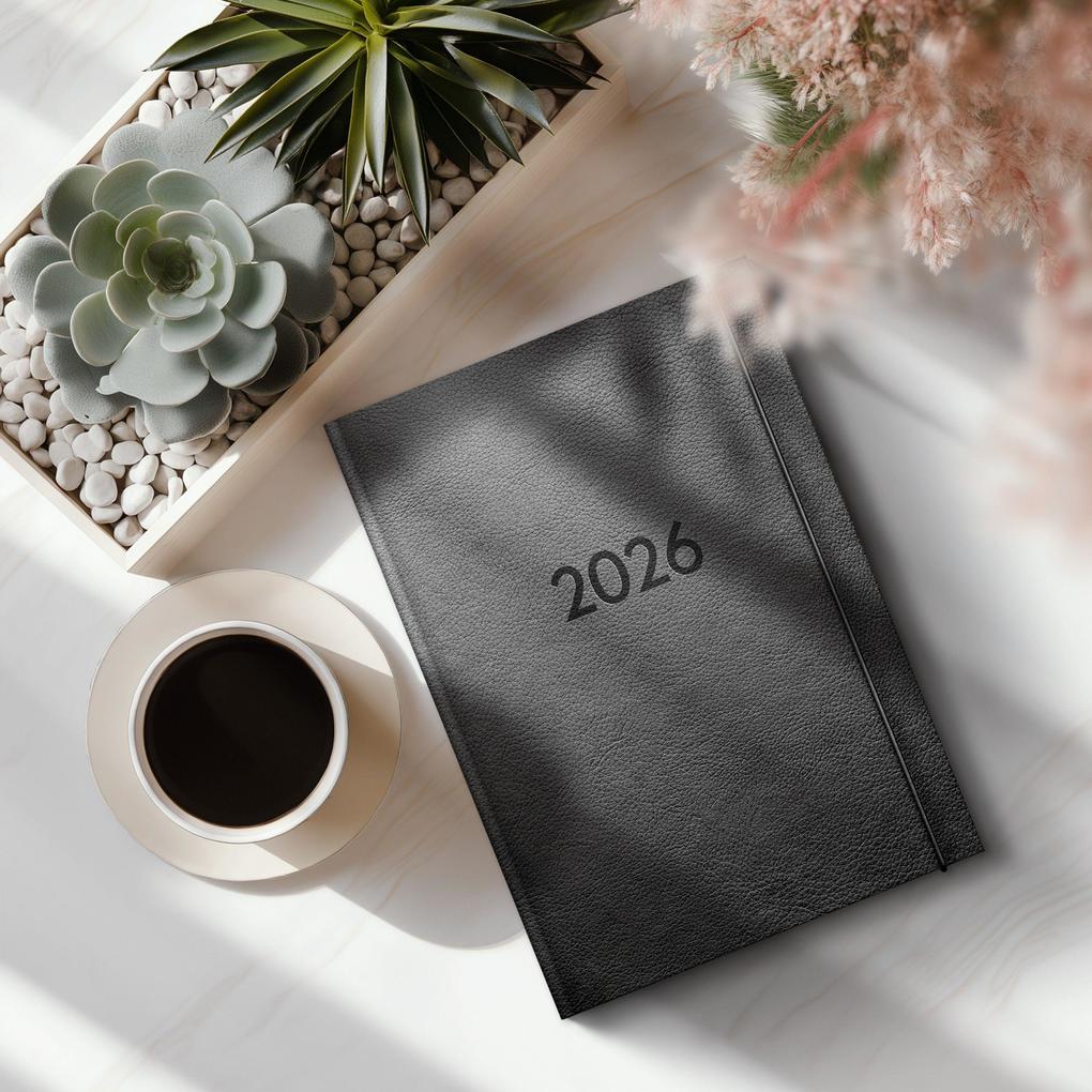 Weitere Ansicht: Burde Kalender 2026 Senator A5 Vega schwarz