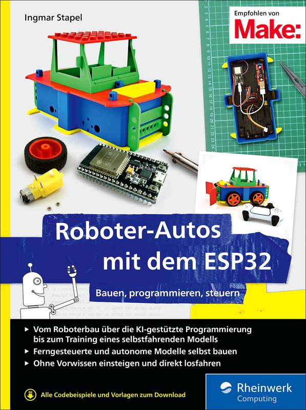Produktbild: Roboter-Autos mit dem ESP32 | Ingmar Stapel