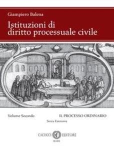 Produktbild: Il processo ordinario | Giampiero Balena