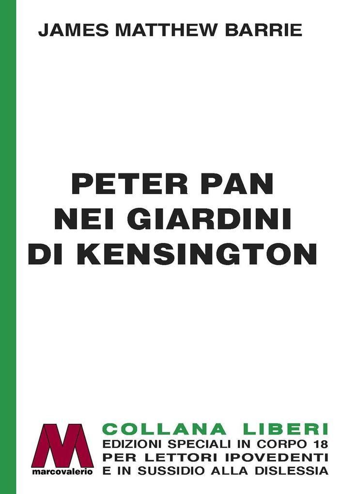 Produktbild: Peter Pan nei giardini di Kensington | James Matthew Barrie