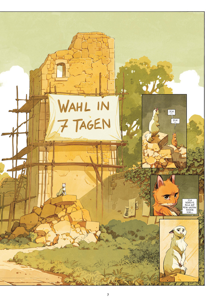 Weitere Ansicht: Schloss der Tiere. Band 4 (Splitter Diamant Vorzugsausgabe) | Xavier Dorison