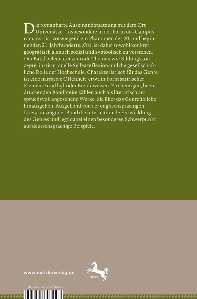 Weitere Ansicht: Der Campusroman