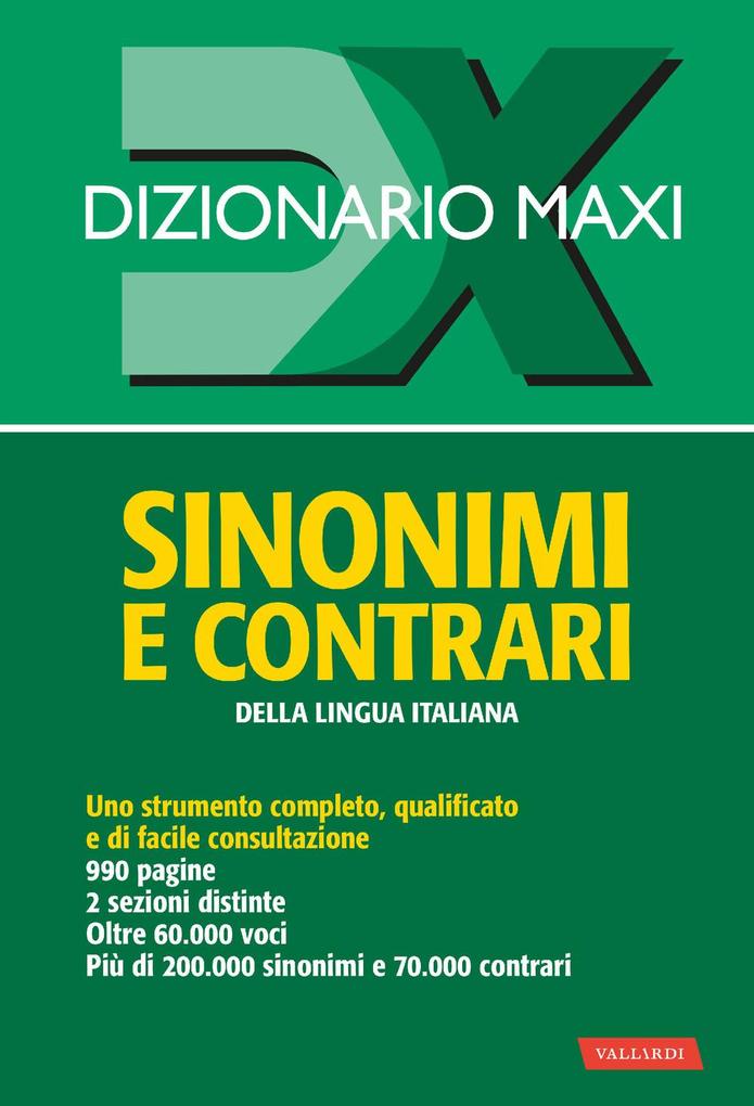 Produktbild: Dizionario sinonimi e contrari della lingua italiana | Laura Craici