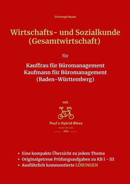 Produktbild: Wirtschafts- und Sozialkunde (Gesamtwirtschaft) für Kauffrau für Büromanagement Kaufmann für Büromanagement (Baden-Württemberg) | Christoph Basek