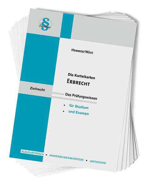 Produktbild: Karteikarten Erbrecht | Karl-Edmund Hemmer, Achim Wüst