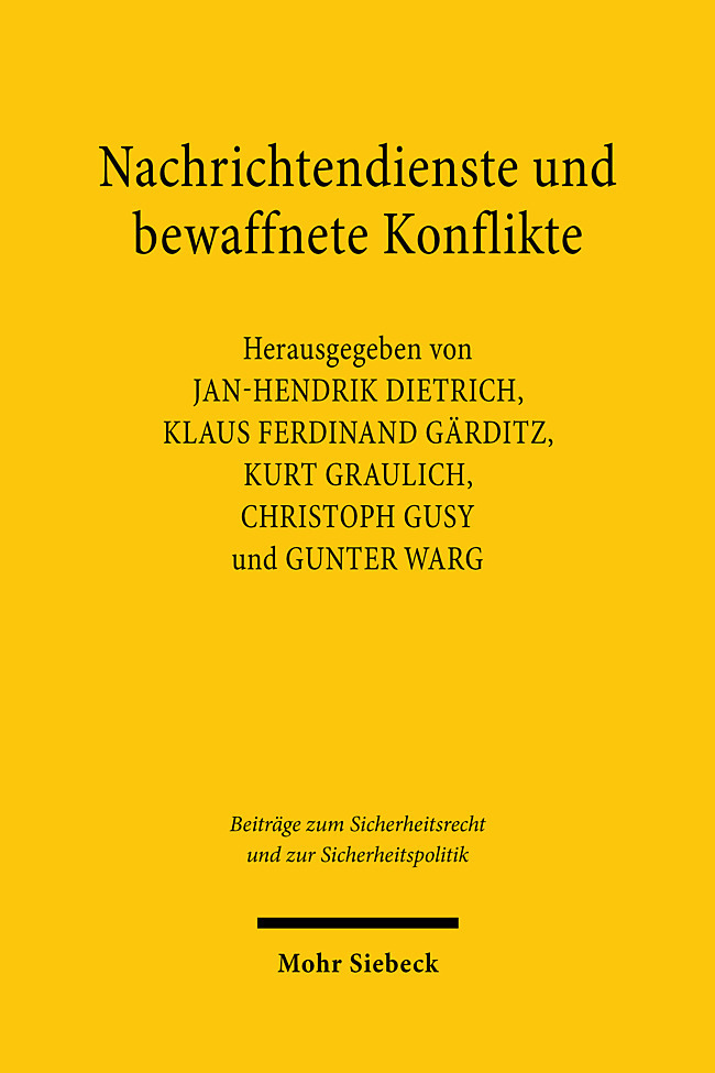 Produktbild: Nachrichtendienste und bewaffnete Konflikte