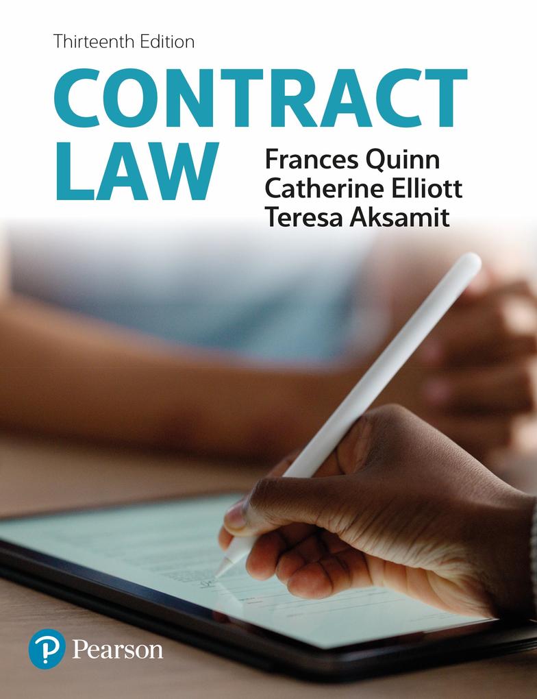 Produktbild: Contract Law | Catherine Elliott, Frances Quinn