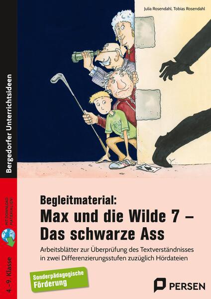 Produktbild: Begleitmat.: Max und die wilde 7- Das schwarze Ass | Julia Rosendahl, Tobias Rosendahl