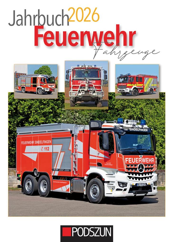 Produktbild: Jahrbuch Feuerwehrfahrzeuge 2026