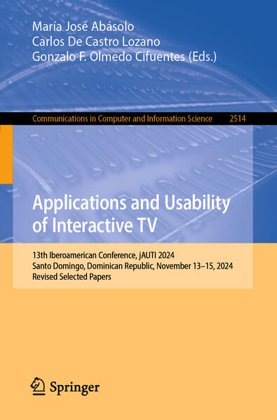 Produktbild: Applications and Usability of Interactive TV