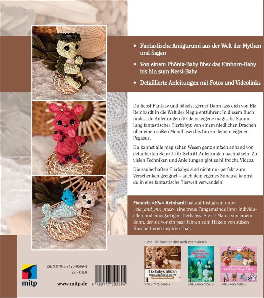 Weitere Ansicht: Amigurumi: Magische Tierbabys & Co. häkeln | Manuela Reinhardt