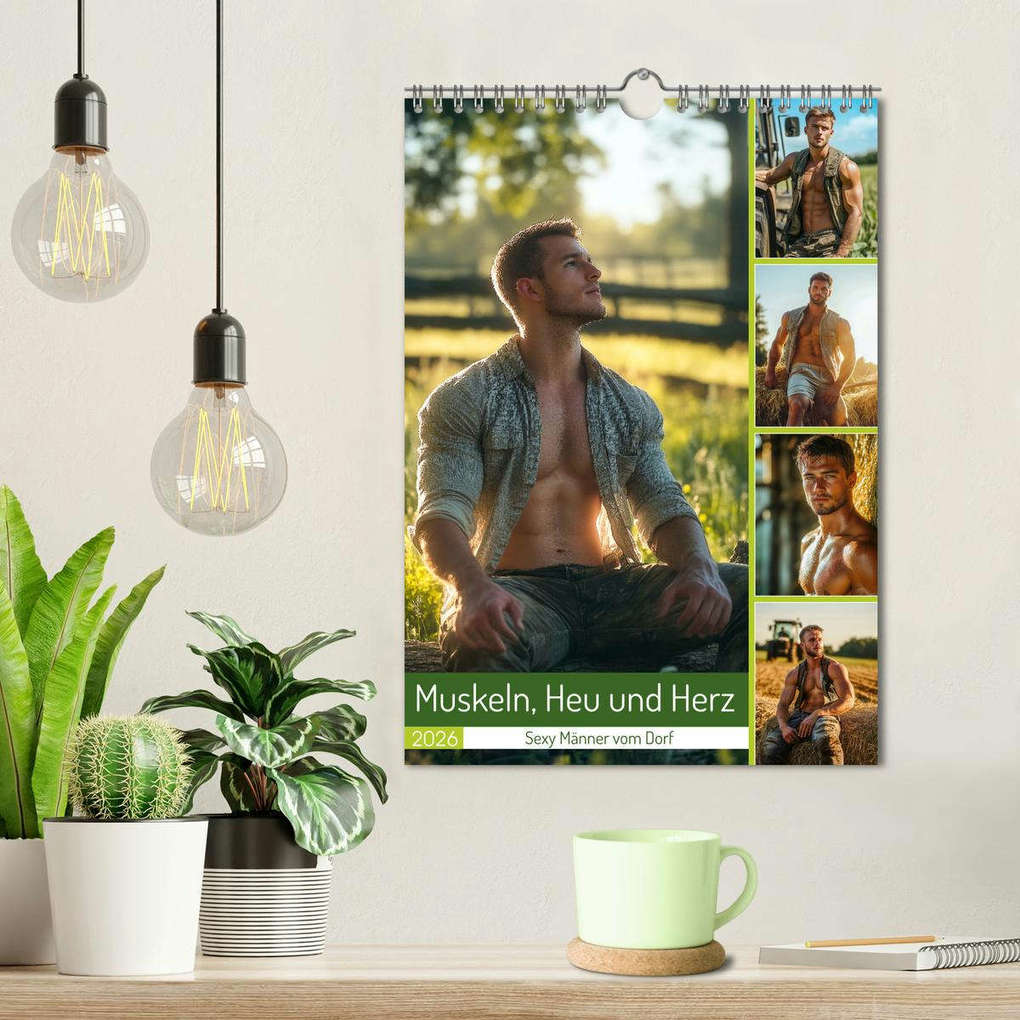Weitere Ansicht: Muskeln, Heu und Herz - Sexy Männer vom Dorf (Wandkalender 2026 DIN A4 hoch), CALVENDO Monatskalender | MB Fotografie, Calvendo
