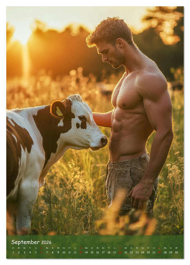 Weitere Ansicht: Muskeln, Heu und Herz - Sexy Männer vom Dorf (Wandkalender 2026 DIN A4 hoch), CALVENDO Monatskalender | MB Fotografie, Calvendo