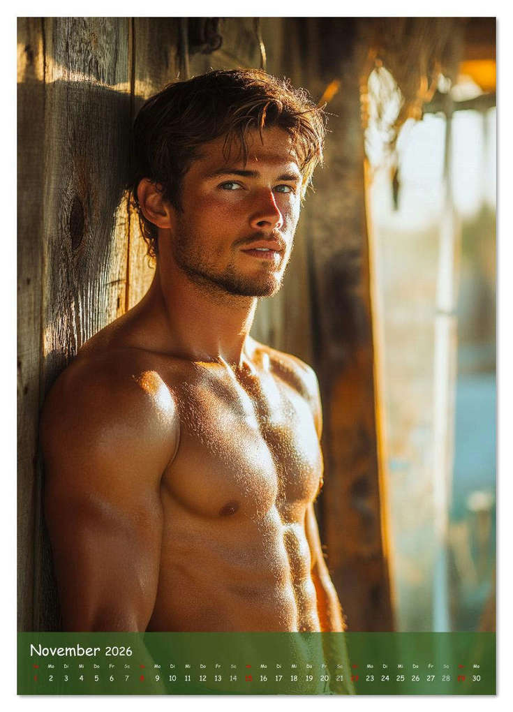 Weitere Ansicht: Muskeln, Heu und Herz - Sexy Männer vom Dorf (Wandkalender 2026 DIN A4 hoch), CALVENDO Monatskalender | MB Fotografie, Calvendo