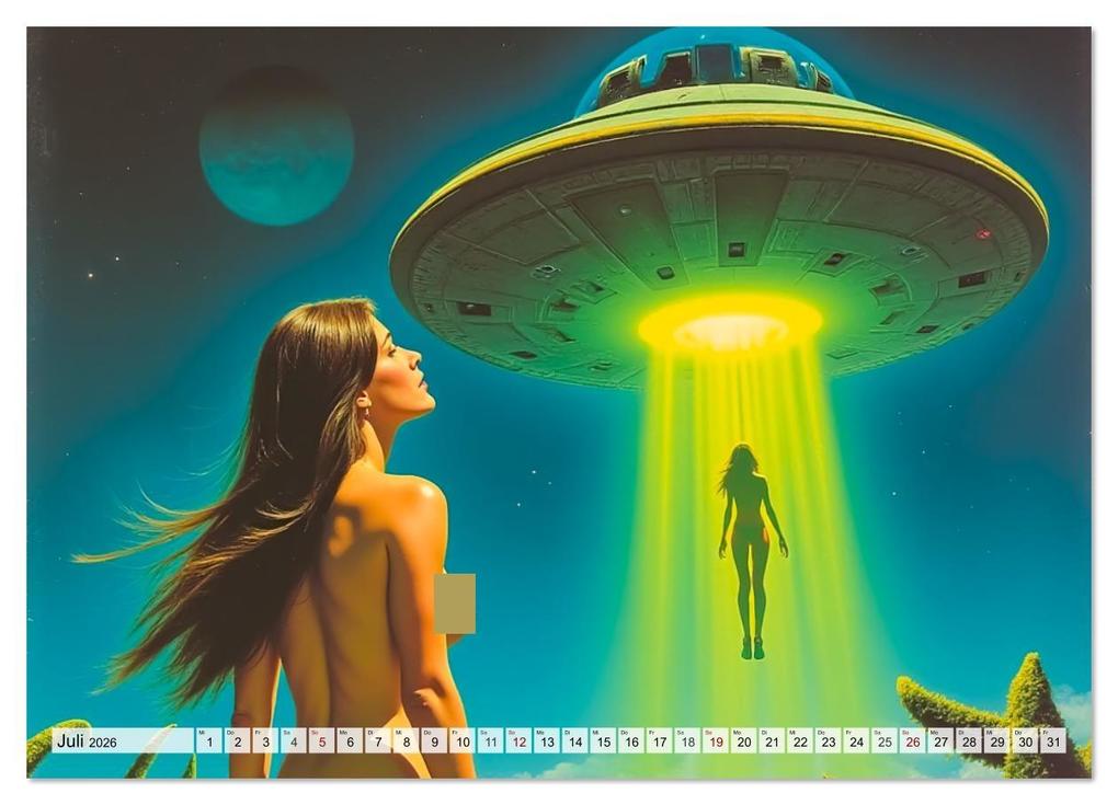 Weitere Ansicht: Spicy Fantasy - Vintage Horror und nackte Haut (Wandkalender 2026 DIN A4 quer), CALVENDO Monatskalender | pixs:sell pixs:sell, Calvendo, pixs:sell, Sell Pixs:Sell