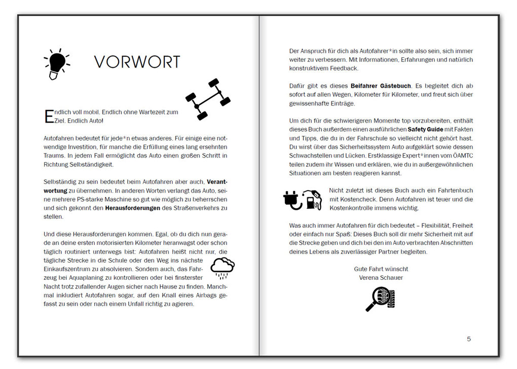 Weitere Ansicht: Endlich Auto! Beifahrer Gästebuch und Safety Guide | Verena Schauer
