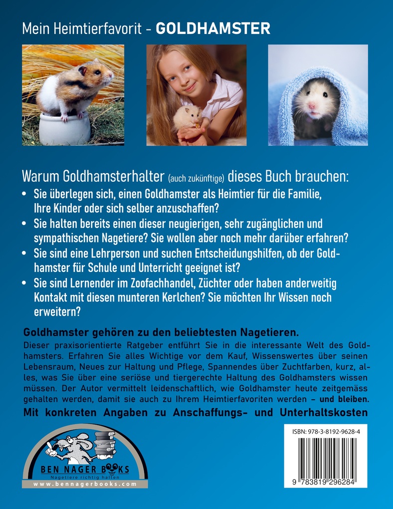 Weitere Ansicht: Goldhamster | Ben Nager