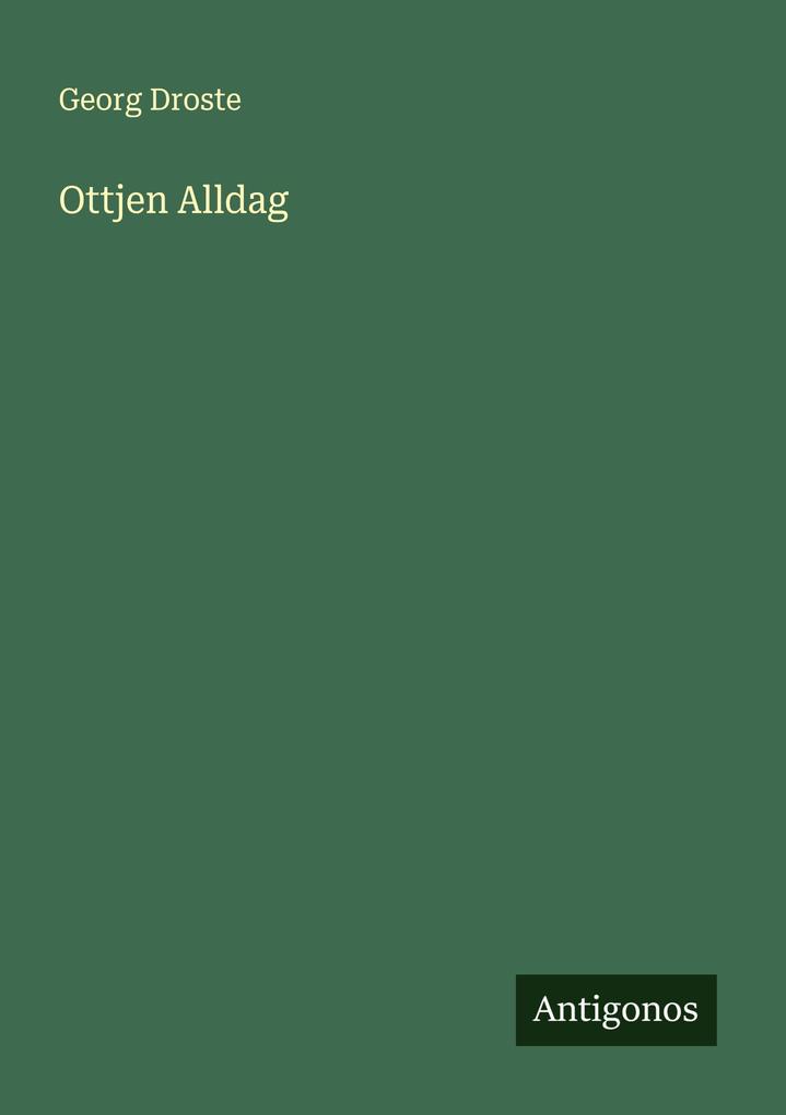 Produktbild: Ottjen Alldag | Georg Droste