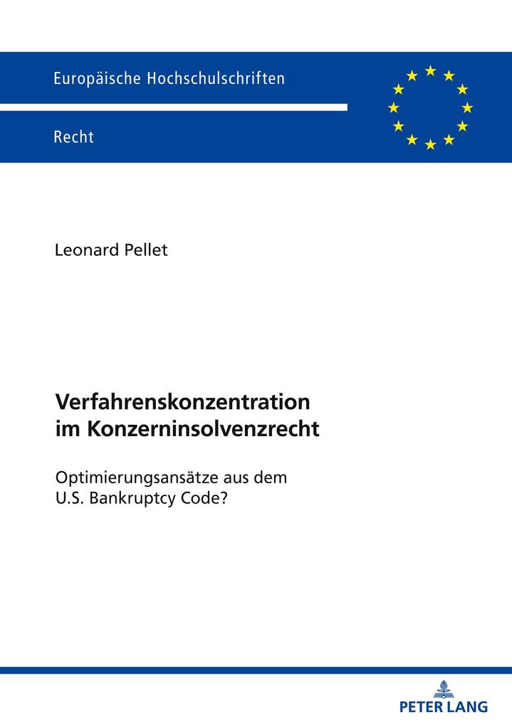 Produktbild: Verfahrenskonzentration im Konzerninsolvenzrecht | Leonard Pellet